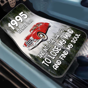 GeckoCustom And Into The Car I Go Upload Photo Classic Car Mats, HN590