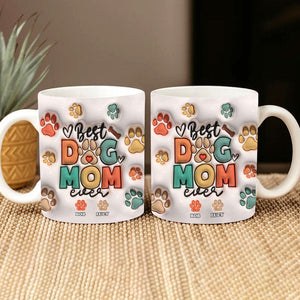 GeckoCustom Best Dog Cat Fur Mom Dad Ever Pet Mug Personalized Gift TA29 890044