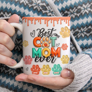 GeckoCustom Best Dog Cat Mom Dad Ever Pet Mug Personalized Gift N304 890165