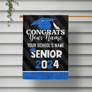 GeckoCustom Best Gift Idea Graduation Garden Flag, Class of 2023, Senior Gift N304 888924