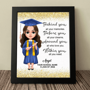 GeckoCustom Chibi Graduation Picture Frame 889843