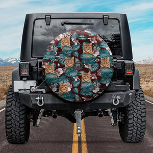 GeckoCustom Copy of Custom Dog Photo Hawaii Style Tire Cover T368 890011