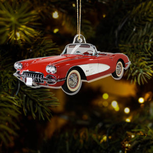 GeckoCustom Custom Car Photo Christmas Acrylic Ornament N304 889889