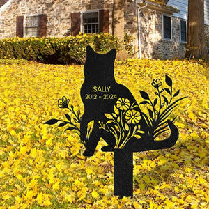 GeckoCustom Custom Cat Breed For Cat Lover Memorial Garden Stake Personalized Gift TH10 891595