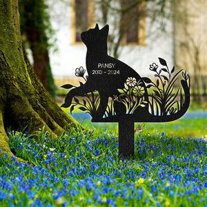 GeckoCustom Custom Cat Breed For Cat Lover Memorial Garden Stake Personalized Gift TH10 891595