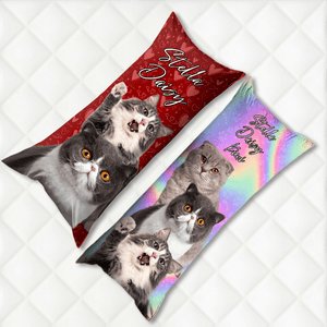 GeckoCustom Custom Cat Photo Rectangle Pillow Case TA29 890403