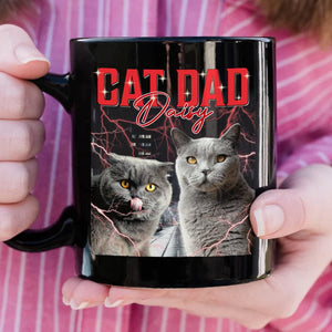 GeckoCustom Custom Cat Photo Retro Style Mug K228 889721