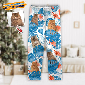 GeckoCustom Custom Dog and Cat Photo Pajamas Christmas NA29 888575