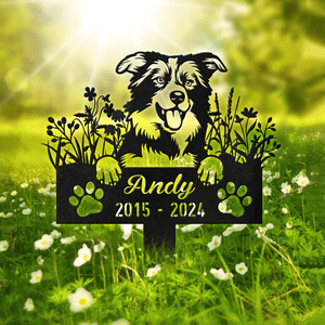 GeckoCustom Custom Dog Breed And Name Memorial Garden Stake Personalized Gift TH10 891567