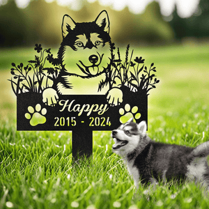 GeckoCustom Custom Dog Breed And Name Memorial Garden Stake Personalized Gift TH10 891567