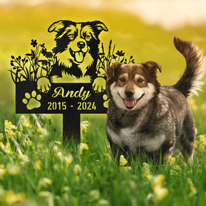 GeckoCustom Custom Dog Breed And Name Memorial Garden Stake Personalized Gift TH10 891567