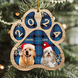 GeckoCustom Custom Dog Cat Photo Christmas Paw Ornament TA29 889592