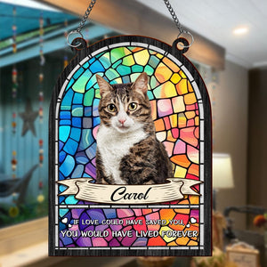 GeckoCustom Custom Dog Cat Photo Not A Day Goes By That You Are Not Missed Suncatcher Ornament HO82 891196