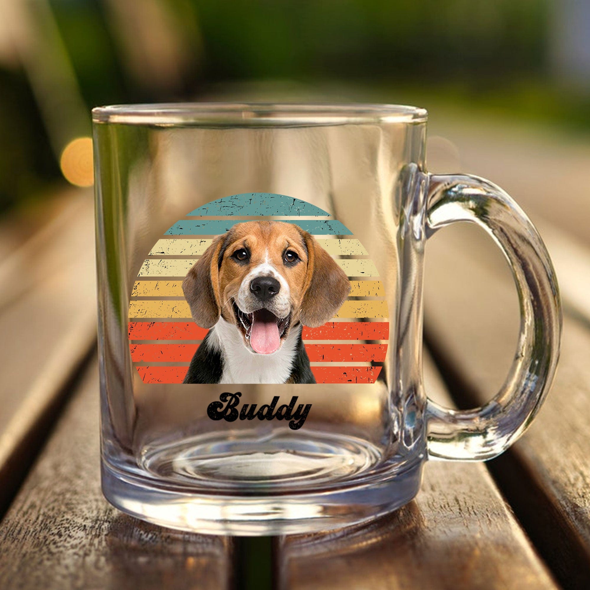 GeckoCustom Custom Dog Cat Photo Retro Glass Mug HO82 891126 11oz