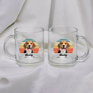 GeckoCustom Custom Dog Cat Photo Retro Glass Mug HO82 891126 11oz