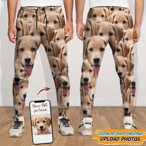 GeckoCustom Custom Dog Cat Photo Sweatpants TA29 888950