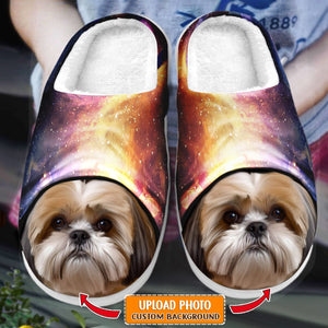 GeckoCustom Custom Dog Cat Photo Unveiling Art Slipper N369 889850