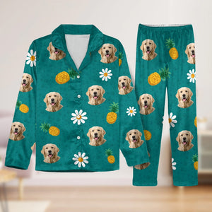 GeckoCustom Custom Dog Cat Photo With Accessories Pattern Pajamas NA29 888711