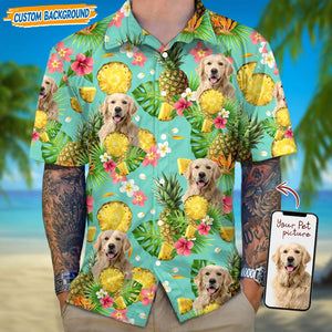 GeckoCustom Custom Dog Cat Photo With Tropical Design NA29 889446