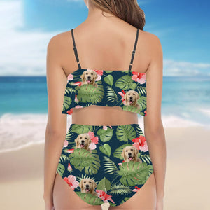 GeckoCustom Custom Dog Photo Bikini Swimsuit TA29 889316