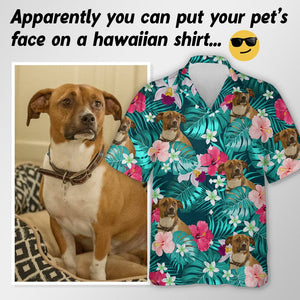 GeckoCustom Custom Dog Photo Tropical Style Hawaii Shirt TA29 889465