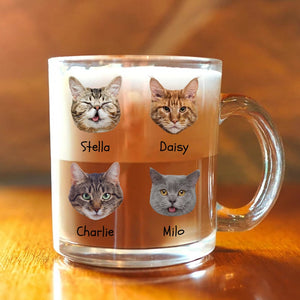 GeckoCustom Custom Face Photo For Dog Cat Lover Glass Mug TH10 891431