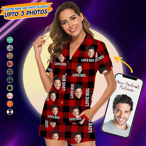 GeckoCustom Custom Face Photo Short Pajamas TA29 888795