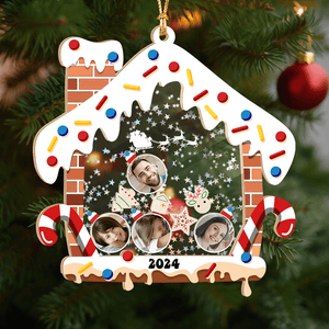 GeckoCustom Custom Family Photo Shaker Ornament Christmas Gift N304 HA75 891586