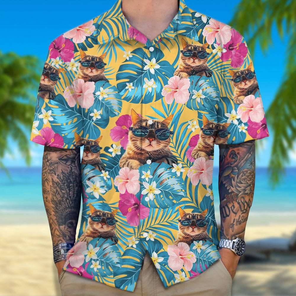 GeckoCustom Custom Funny Photo Hawaii Shirt For Cat Lover N304 889541