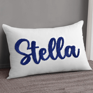 GeckoCustom Custom Name Home Decor Embroidered Pillow Personalized Gift TH10 891709