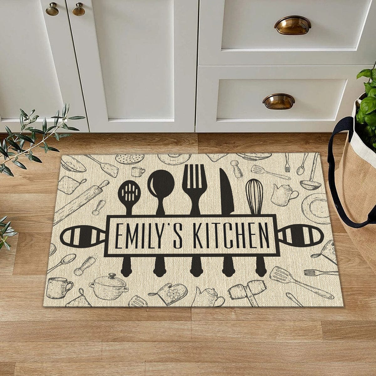 GeckoCustom Custom Name Your Personalize Kitchen Doormat K228 889595