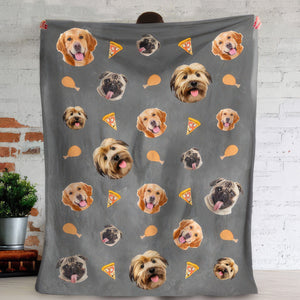 GeckoCustom Custom Photo and Accessories Dog Cat Blanket TA29 VPM Cozy Plush Fleece 50x60 Inches