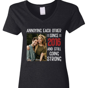 GeckoCustom Custom Photo Annoying Each Other Valentine Shirt TA29 890133