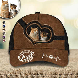 GeckoCustom Custom Photo Best Dog, Cat Ever Dog, Cat Classic Cap HA75 890680 Polyester