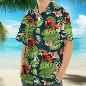 GeckoCustom Custom Photo Birds Men's Hawaiian Shirt TA29 889274