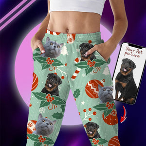 GeckoCustom Custom Photo Christmas Dog Cat Pajamas K228 888712