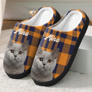 GeckoCustom Custom Photo Christmas Dog Cat Slippers HA75 891300