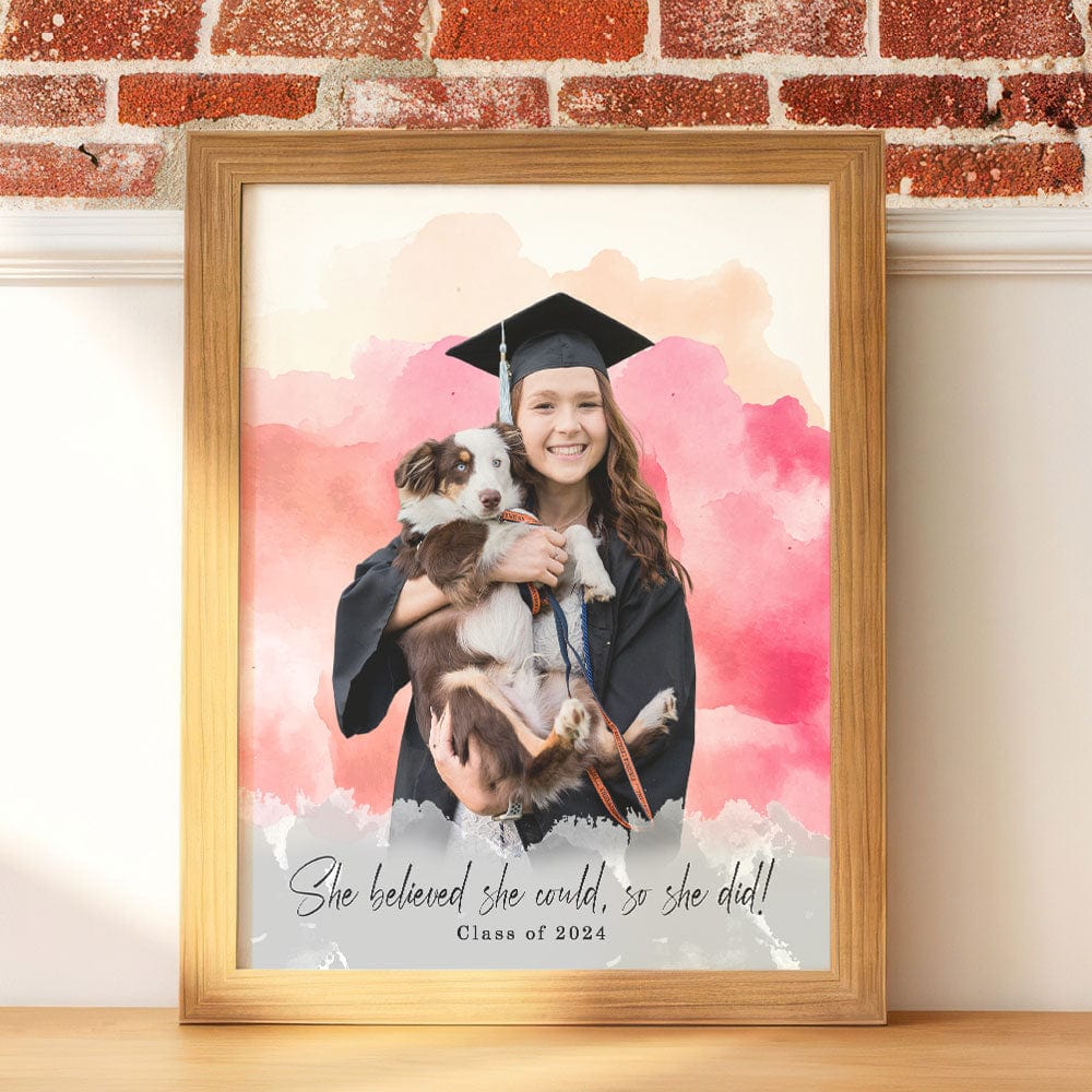 GeckoCustom Custom Photo Class Of Graduation Gift Picture Frame T368 890046