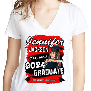 GeckoCustom Custom Photo Congrats 2024 Graduation Shirt TA29 890277