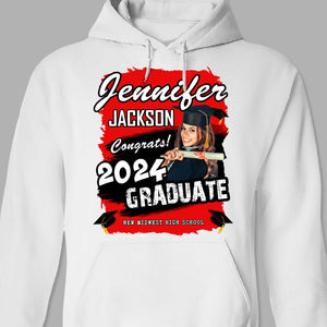 GeckoCustom Custom Photo Congrats 2024 Graduation Shirt TA29 890277