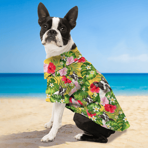 GeckoCustom Custom Photo Cute Dog Face Dog Hawaii Shirt TH10 891207