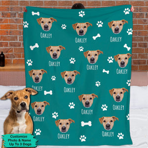 GeckoCustom Custom Photo Dog And Cat Blanket TA29 889853