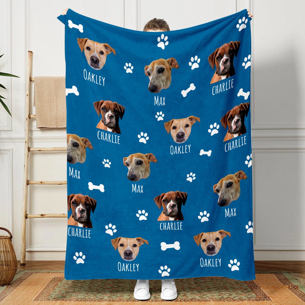 GeckoCustom Custom Photo Dog And Cat Blanket TA29 889853