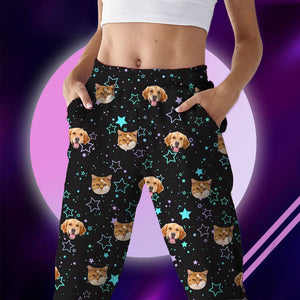 GeckoCustom Custom Photo Dog Cat And Face Pajamas K228 HA75 888717 For Adult / Only Pants / S