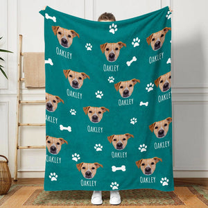 GeckoCustom Custom Photo Dog Cat Blanket TA29 889853