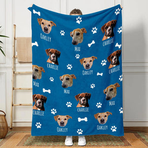 GeckoCustom Custom Photo Dog Cat Blanket TA29 889853