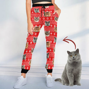 GeckoCustom Custom Photo Dog Cat For Men and Women Sweatpants For Christmas TA29 888993