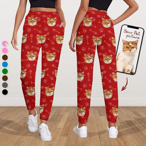 GeckoCustom Custom Photo Dog Cat Men and Women's Sweatpants K228 888745