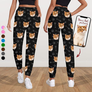 GeckoCustom Custom Photo Dog Cat Men and Women's Sweatpants K228 888745