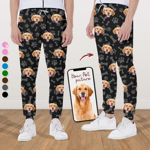 GeckoCustom Custom Photo Dog Cat Men and Women's Sweatpants K228 888745